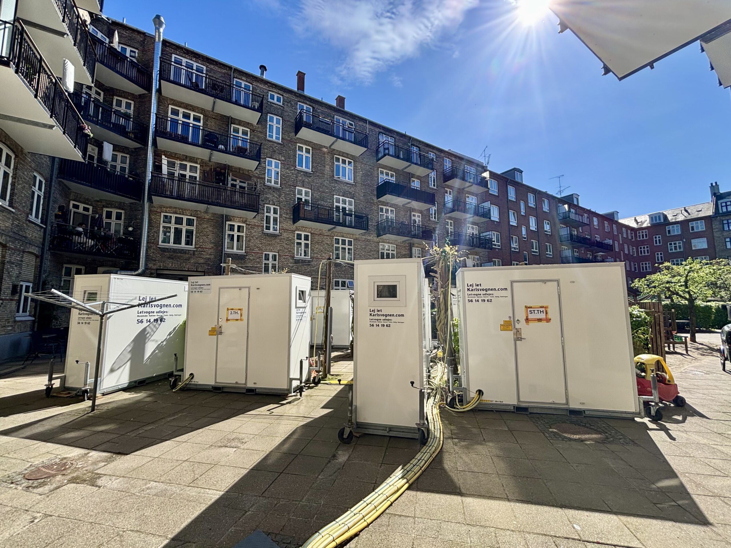 Toilet- og badevogne til badeværelsesrenovering